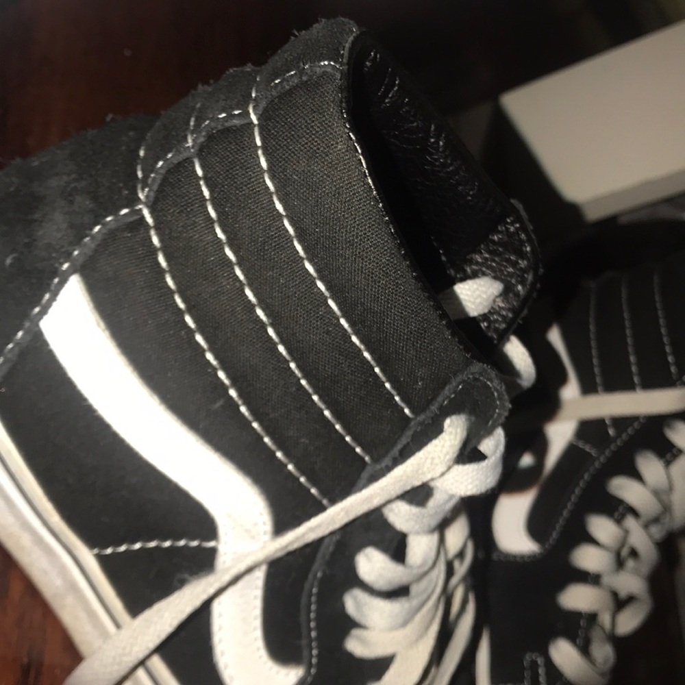 Black high top vans